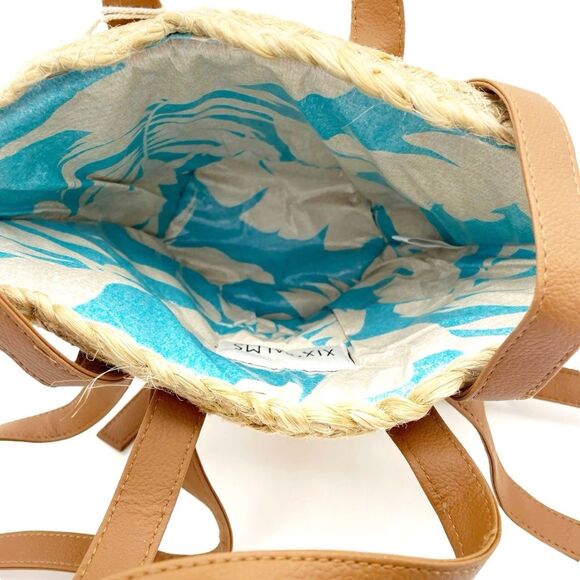 NWT XIX Palms Beachly The Shore Break Jute Insulated Picnic Cooler Backpack NEW - Picture 11 of 16